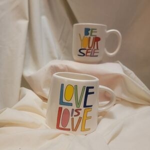 Colorful Queer Eye Inspirational Mugs